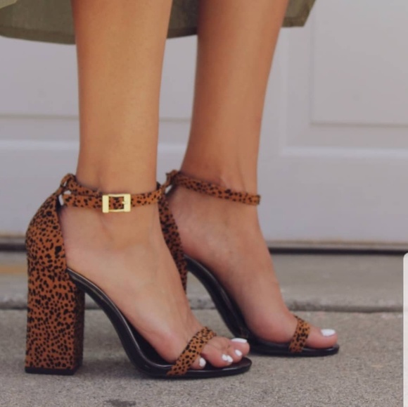 Price firm!The Natasha// leopard print heels - Picture 6 of 8